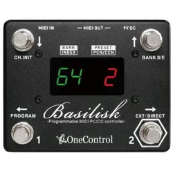 Efekt gitarowy OneControl Basilisk programowalny kontroler MIDI 