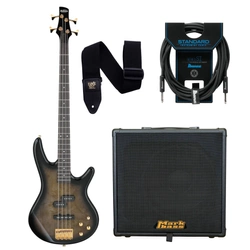 Zestaw gitara basowa Ibanez GSR200PC-TPB z  combo basowym Markbass CMB 101 Black Line