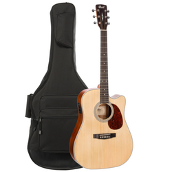 Zestaw gitara elektroakustyczna Cort MR500E OP z pokrowcem