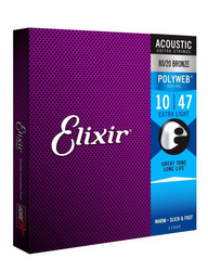 Elixir 11000 Extra Light (10-47) PW struny do gitary akustycznej