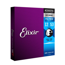 Elixir 11050 Light (12-53) PW struny do gitary akustycznej
