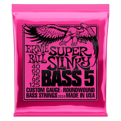 Ernie Ball Super Slinky Bass Nickel Wound 40-125 (EB 2824) struny do gitary basowej