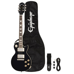 Gitara elektryczna Epiphone Power Players Les Paul Dark Matter Ebony zestaw gitarowy