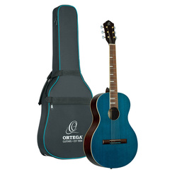 Gitara klasyczna 4/4 Ortega RRA-OCT Ranger niebieska z pokrowcem