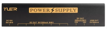 Izolowany zasilacz do efektów gitarowych  5V, 9V, 12V, 18V Yuer PR-04 Isolated Multi Power Supply