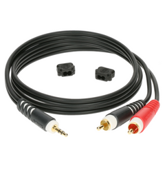 Kabel audio KLOTZ AY7-0100 mini Jack/2xRCA 1m