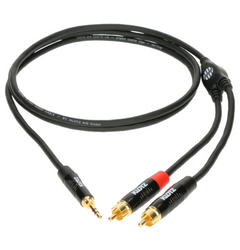 Kabel audio KLOTZ KY7-090 mini Jack/2xRCA 0.9m