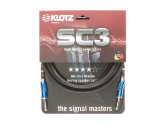 Kabel głośnikowy KLOTZ SC3PP01SW J/J 1m