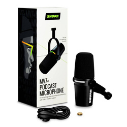 Mikrofon dynamiczny do podcastów Shure MV7+K XLR/USB-C