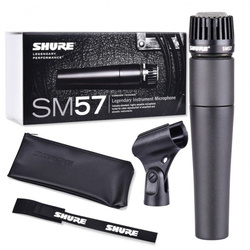 Mikrofon dynamiczny instrumentalny Shure SM57-LCE bez wyłącznika