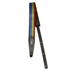 Pas do gitary Minotaur Straps Rainbow Pride 562426 skórzany tęcza pas gitarowy