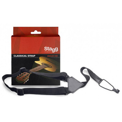 Pas do gitary klasycznej/ukulele czarny Stagg SNCL001-BK