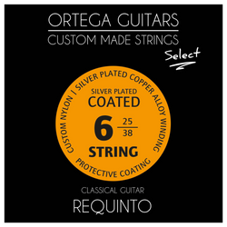 Struny do gitary klasycznej 1/2 Ortega RQS Requinto 25-38