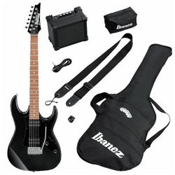 Zestaw gitara elektryczna Ibanez IJRX20-BKN z akcesoriami Jumpstart Starter Set