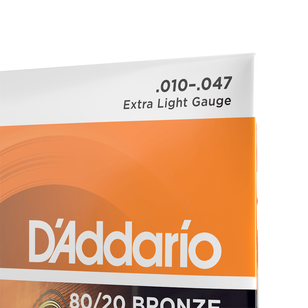 D'Addario EJ10 struny do gitary akustycznej Extra Light Set 10-47