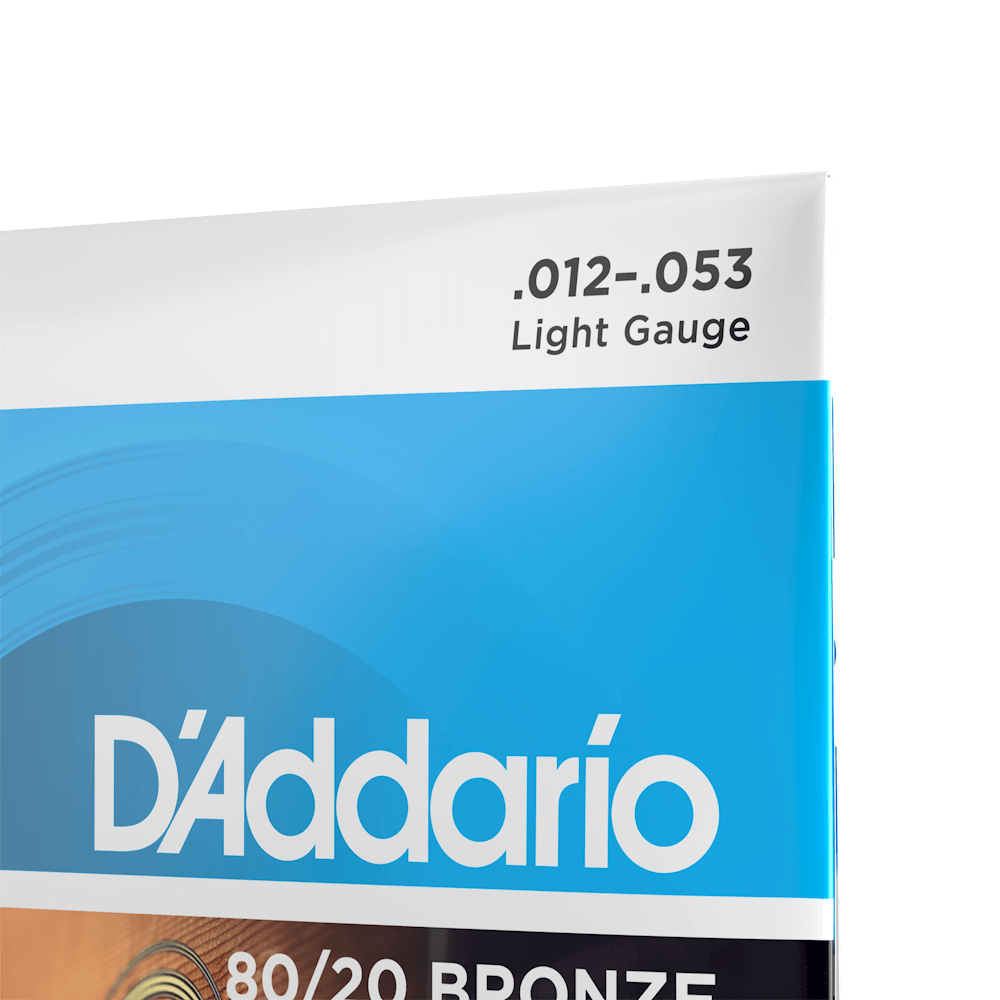 D'Addario EJ11 struny do gitary akustycznej Regular Light Set 12-53