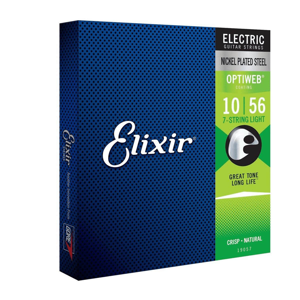 Elixir 19057 Optiweb 10-56 struny do gitary elektrycznej 7-strunowej