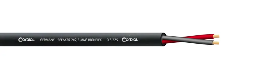 Kabel głośnikowy Cordial CLS 225 2x2,5mm²