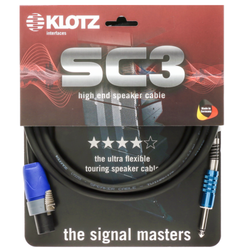 Kabel głośnikowy KLOTZ SC3-SP02SW speakOn/Jack 2m