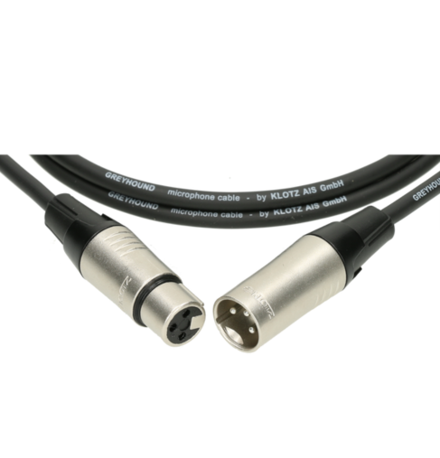 Kabel mikrofonowy Klotz Greyhound GRG1FM05.0 XLR 0,5m