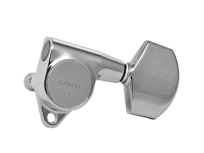 Klucze do gitary GOTOH SG301-01 L3+R3 Chrome trzy lewe, trzy prawe klucze do gitary Standard