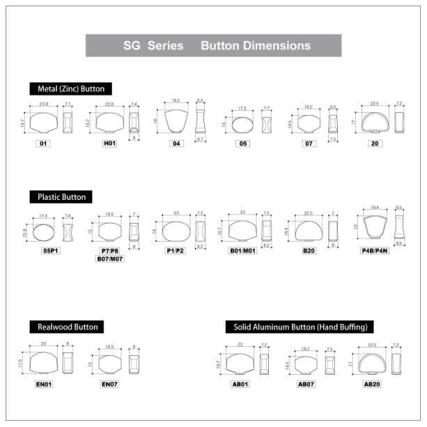 Klucze do gitary GOTOH SG381-07 L6 Czarne sześć lewych kluczy do gitary Standard