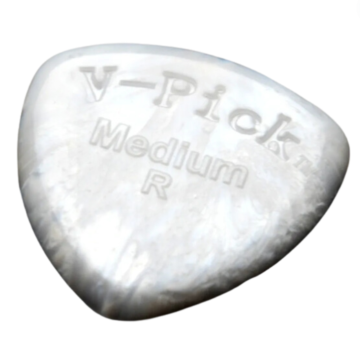 Kostka gitarowa V-Picks Medium Round Pearly Gates 2,75mm perłowa kostka do gitary