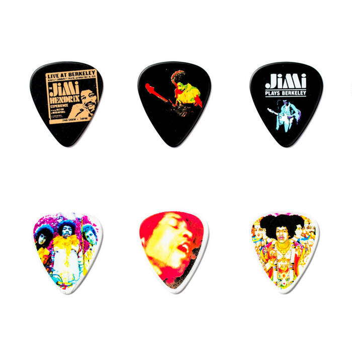 Kostki do gitary Jimi Hendrix Electric Lady Pick Tin Dunlop JHPT03H 12szt. Heavy