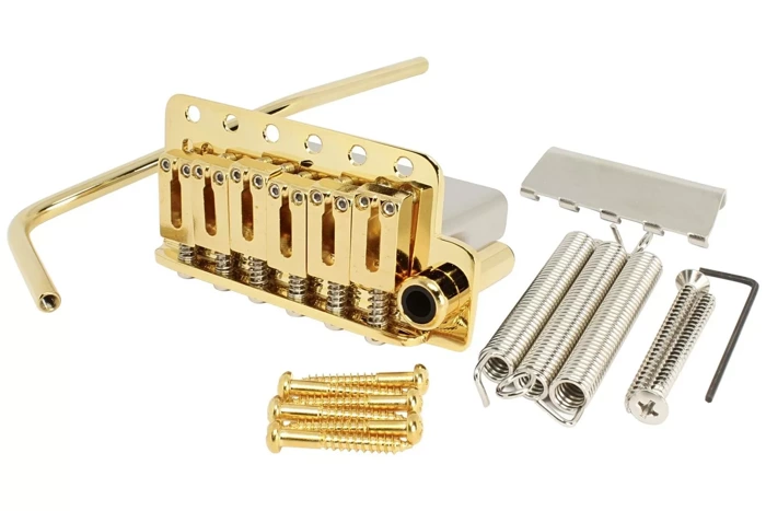 Mostek tremolo GOTOH NS510TS-FE2 złote tremolo do gitary elektrycznej