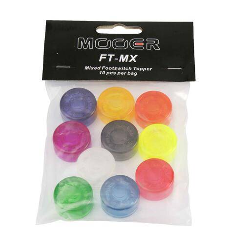 Nakładki na footswitch Mooer Candy MIX Pack Topper 10 szt.