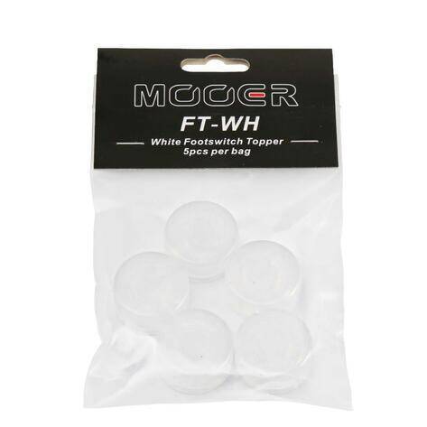 Nakładki na footswitch Mooer Candy White Topper 1 szt.