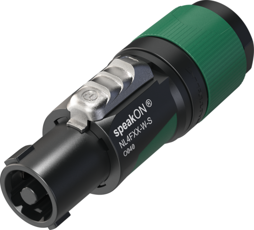 Neutrik NL4FXX-W-S Złącze głośnikowe na kabel (O 6-12 mm) speakOn 4-biegunowe