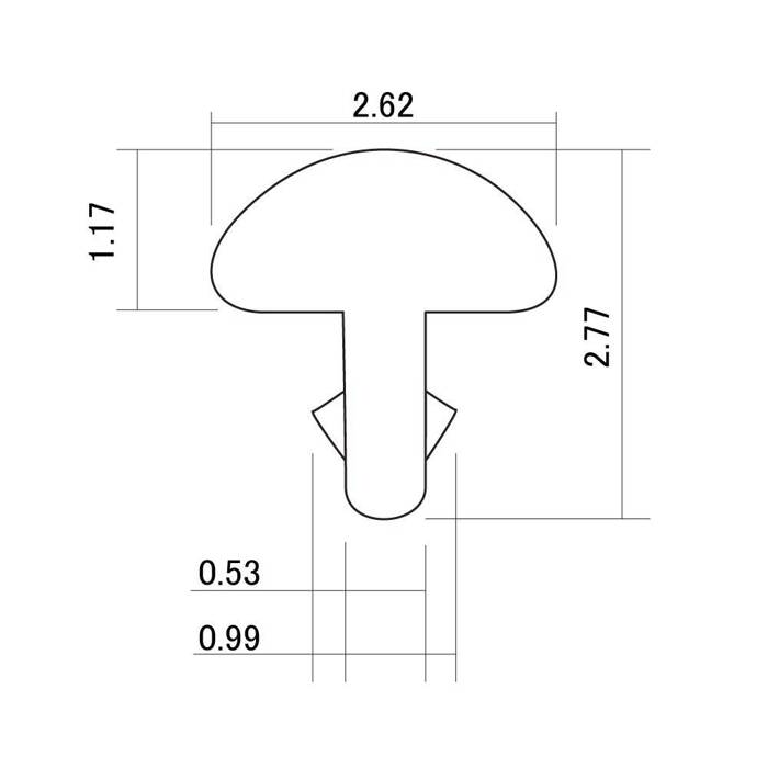 Progi HOSCO HF-M3 2,6mm (18% nickel-silver) Medium Jumbo progi do gitary