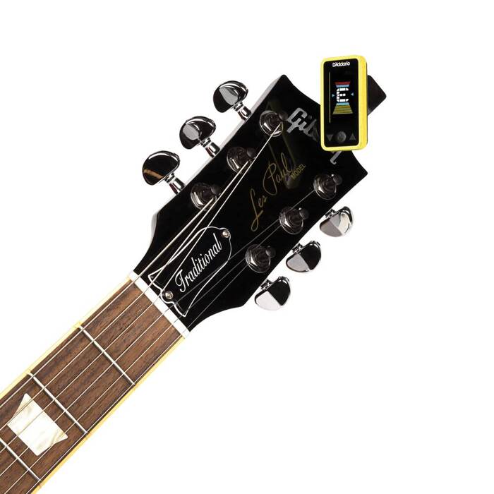 Stroik, chromatyczny tuner do gitary PW-CT-17 D'addario żółty