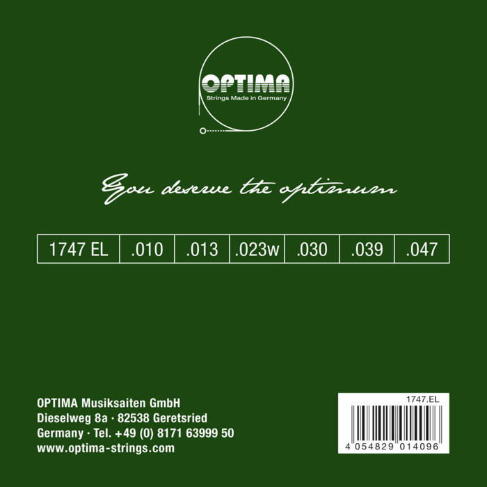 Struny do gitary akustycznej Optima Gold 1747EL 10-47 Extra Light