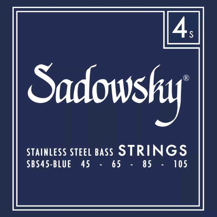 Struny do gitary basowej Sadowsky Blue Label 45-105 Stainless Steel