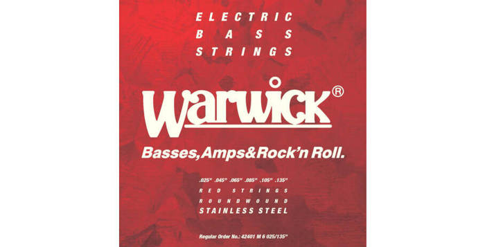 Warwick 42401 M 6 Struny do gitary basowej .025 - .135