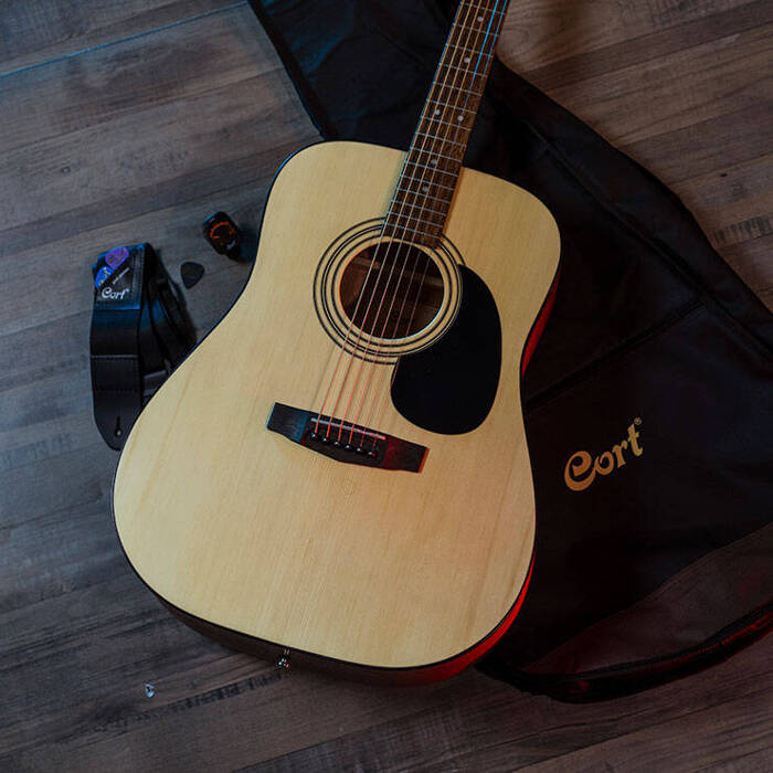 Zestaw gitara akustyczna Cort CAP810 OP z akcesoriami