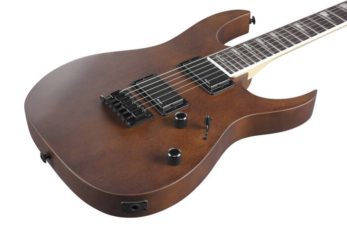 Zestaw gitara elektryczna Ibanez GRG121DX-WNF GIO Walnut Flat z dedykowanym pokrowcem Ibanez IGB540-BK 