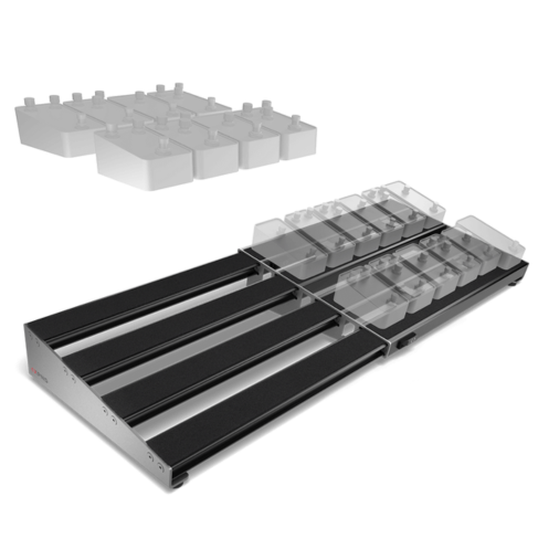 Zestaw pedalboard D'Addario PW-XPNDPB-02 z pokrowcem na pedalboard D'Addario PW-BLPBT-02