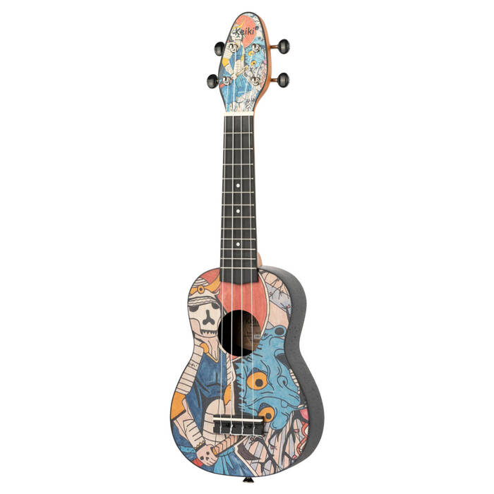 Zestaw ukulele sopranowe Ortega K2-SR Keiki ABS Samurai SET z akcesoriami