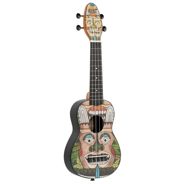 Zestaw ukulele sopranowe Ortega K2-TM Keiki ABS Totem SET z akcesoriami