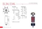EL34 JJ Electronic lampa elektronowa dobrana para
