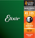 Elixir 14077 Medium (45-105) NW Long Scale - struny do gitary basowej
