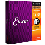 Elixir 16102 NanoWeb Phosphor Bronze Medium 13-56 struny do gitary akustycznej 