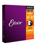 Elixir 16152 12 String Phosphor Bronze Light 10-47 struny do gitary akustycznej 12-strunowej