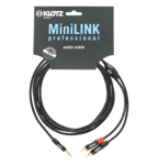 Kabel audio KLOTZ KY7-090 mini Jack/2xRCA 0.9m