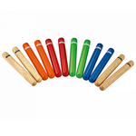 Klawesy drewniane Nino NINO502-MC 6 par Wood Claves Pack 