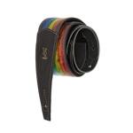 Pas do gitary Minotaur Straps Rainbow Pride 562426 skórzany tęcza pas gitarowy