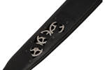 Pas do gitary Minotaur Straps Steampunk Bass Black 363187 skórzany czarny pas gitarowy 